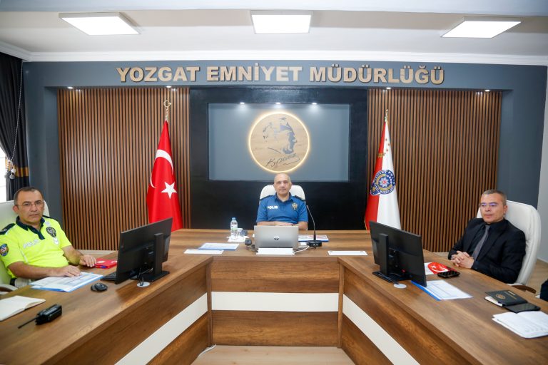 Tecimer başkanlığında güvenlik toplantısı yapıldı