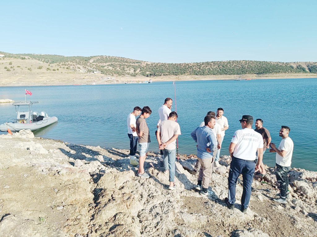 Süreyya Bey Barajı’nda jandarmadan kıyı denetimi