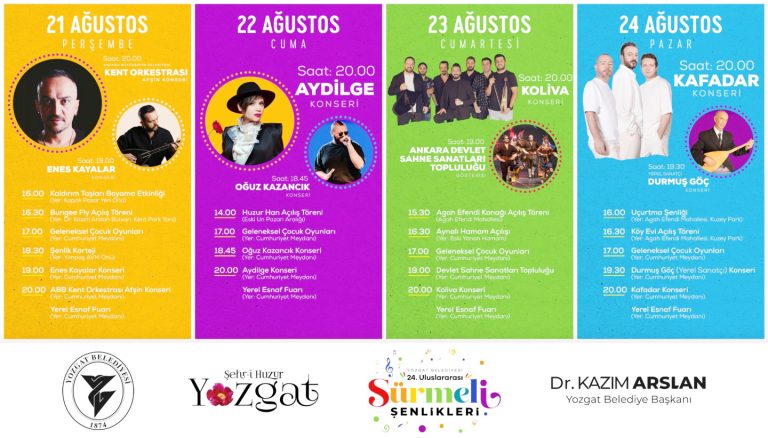 Uluslararası Sürmeli Şenlikleri 21 Ağustos’ta başlıyor