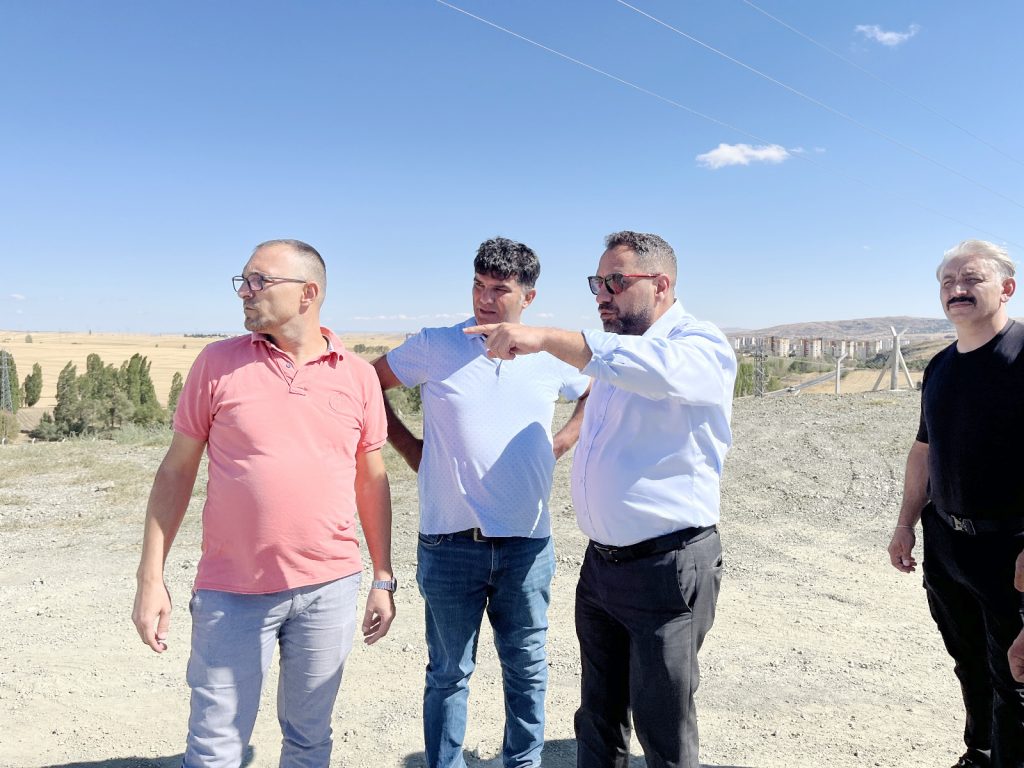 Yeni mezarlık alanı projesinde ilk adım atıldı