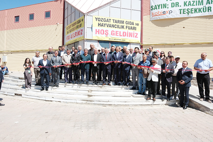 Yozgat’ta 15. Tarım, Gıda ve Hayvancılık Fuarı kapılarını açtı