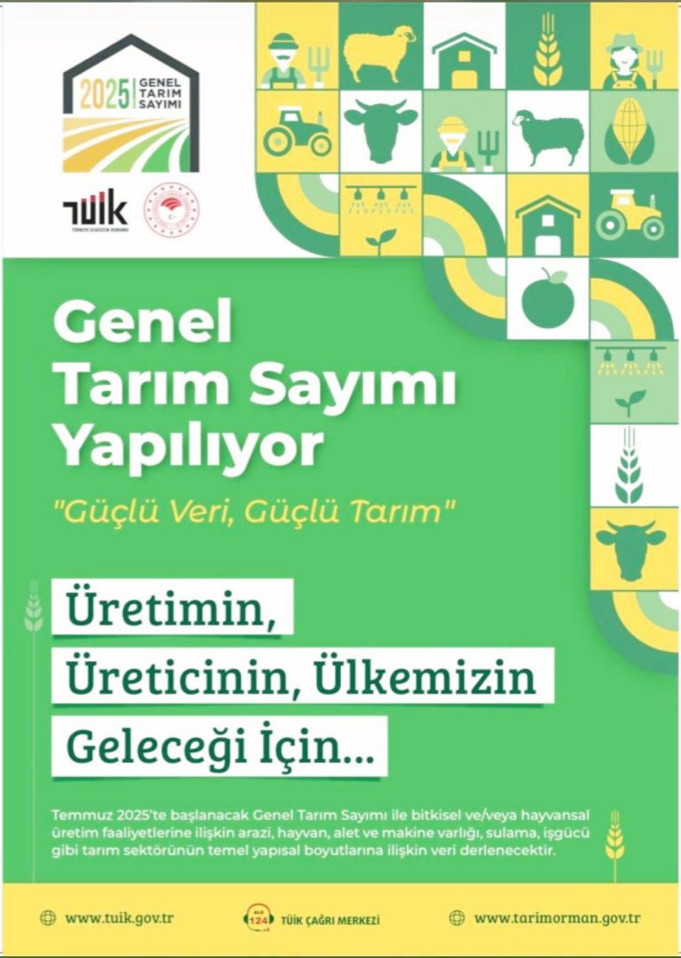 Genel Tarım Sayımı başladı, beyan zorunlu