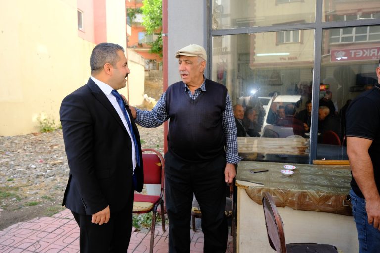 Başkan Yalçın’dan Hastane Caddesi esnafına ziyaret