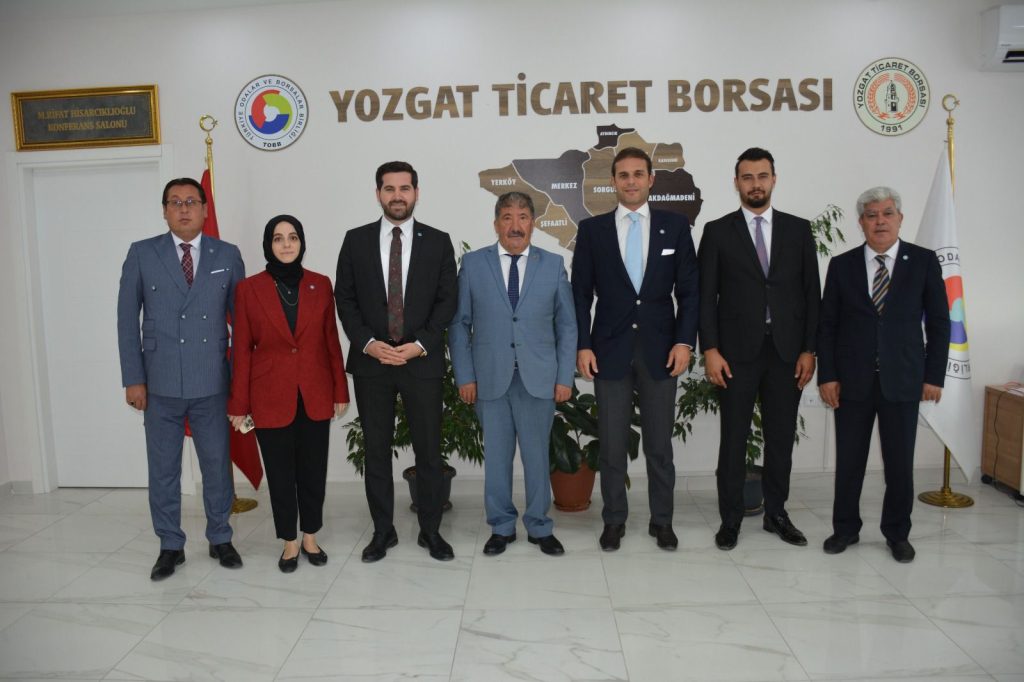 İYİ Parti heyetinden, Yozgat Ticaret Borsası’na ziyaret