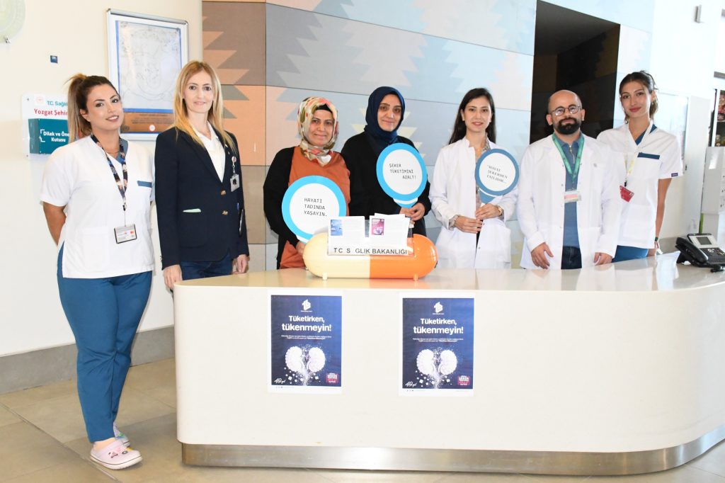 Yozgat Şehir Hastanesi’nden “Şekere Dikkat” etkinliği