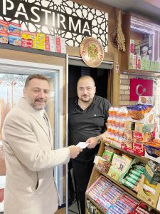 Irgatoğlu’ndan esnafa siftah parası ve Ahilik mesajı