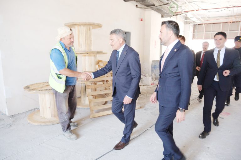 Vali Özkan ve Milletvekili Şahan, incelemelerde bulundu