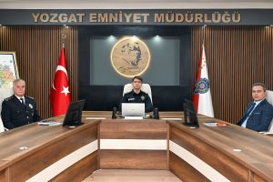 Yozgat Emniyet Müdürü Koç, VKS toplantısına katıldı