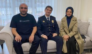 Emniyet Müdürü Koç’tan hasta komiserine anlamlı ziyaret