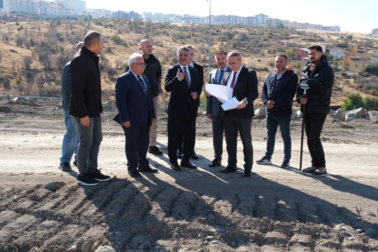 Vali Özkan, Projeleri yerinde inceledi