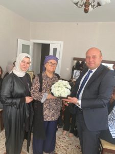 Şehit Öğretmen Aybüke Yalçın’ın ailesi ziyaret edildi