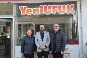 Yıldırım çiftinden gazetemize ziyaret