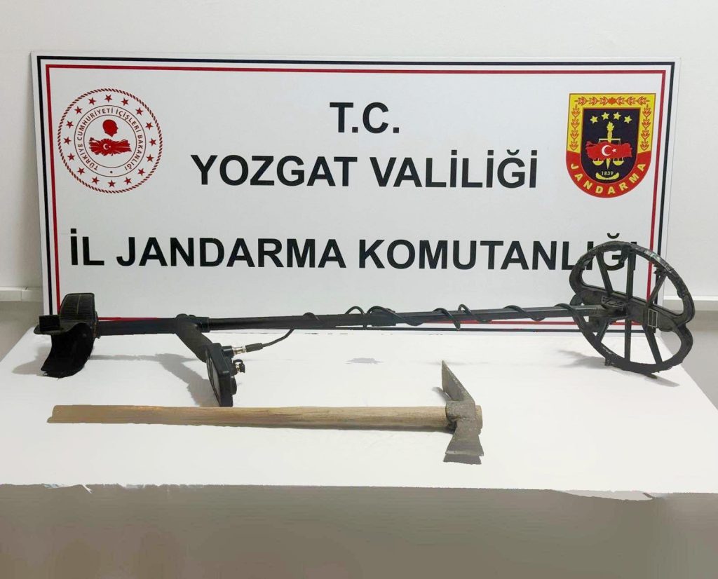 Jandarma’dan kaçak kazıya suçüstü
