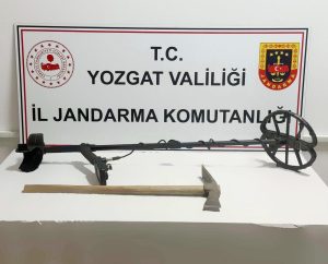 Jandarma’dan kaçak kazıya suçüstü