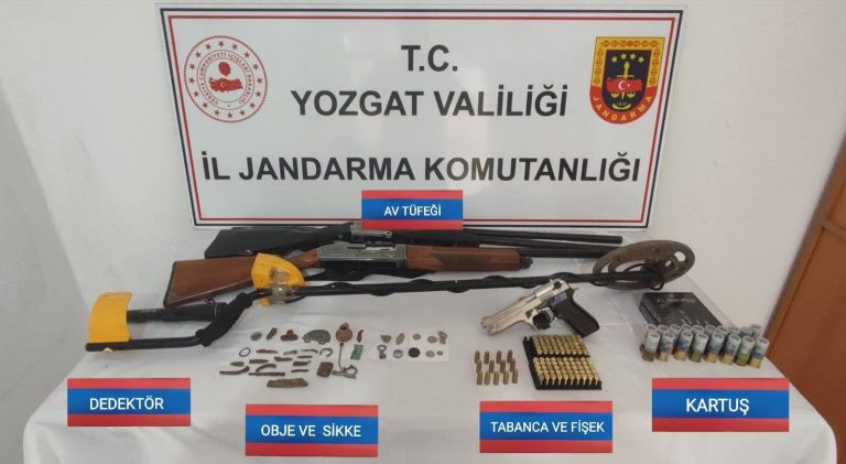 Jandarmadan uyuşturucu, tarihi eser ve silah operasyonu