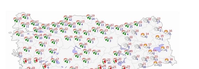 Yozgat’ta karla karışık yağmur bekleniyor