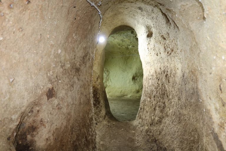 Tarihi yeraltı şehri ziyarete hazır