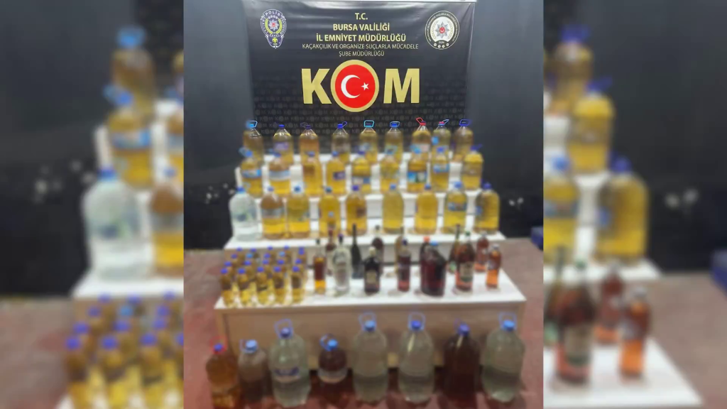 81 İlde sahte ve kaçak alkol operasyonu