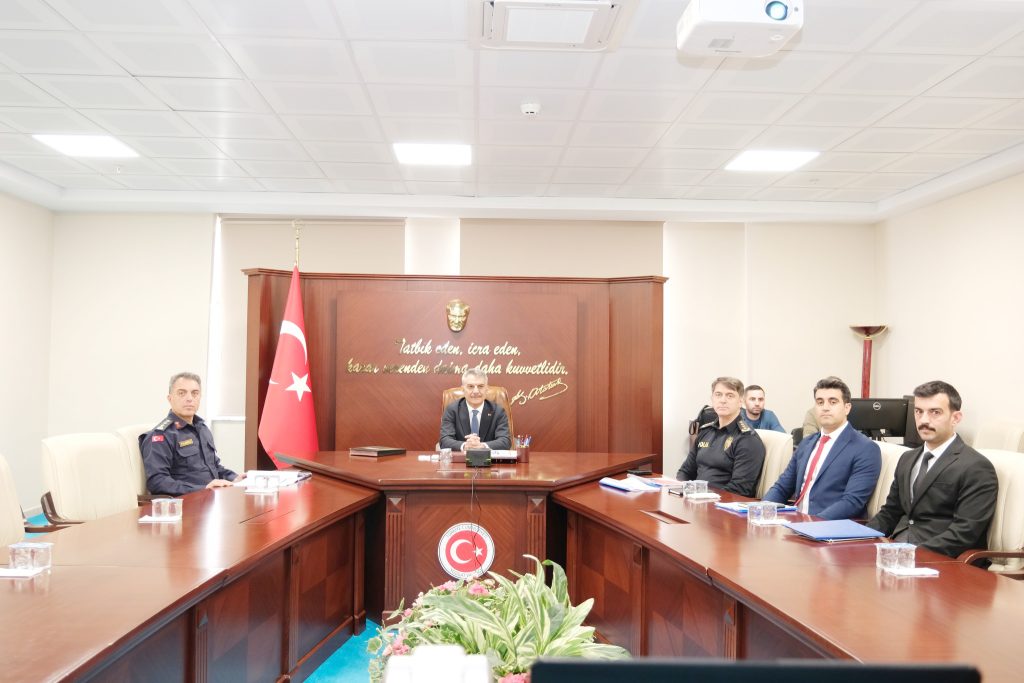 Güvenlik ve asayiş toplantısı yapıldı