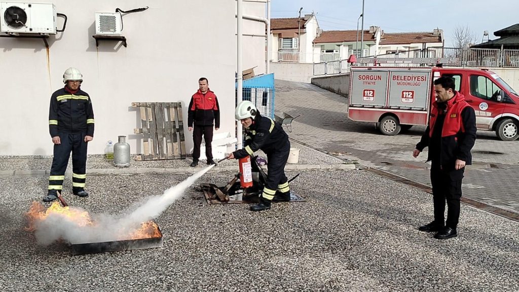 Sorgun Huzurevi’nde yangın güvenliği tatbikatı gerçekleştirildi