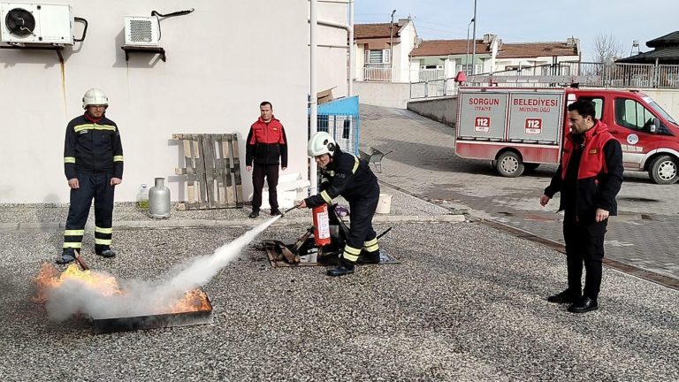 Sorgun Huzurevi’nde yangın güvenliği tatbikatı gerçekleştirildi