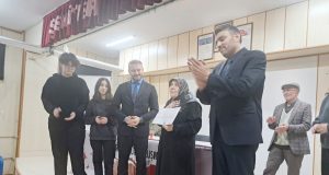  Şehit aileleri ve gaziler gençlerle bir arada