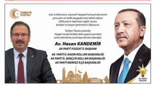 Başkan Kandemir’den yeni yıl mesajı