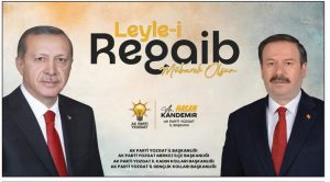 Başkan Kandemir’den kandil mesajı