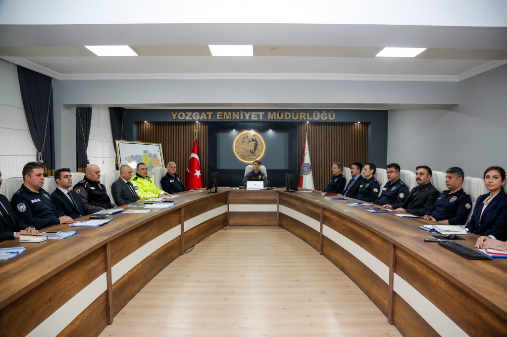 Yozgat Emniyetinde yılbaşı tedbirleri değerlendirildi