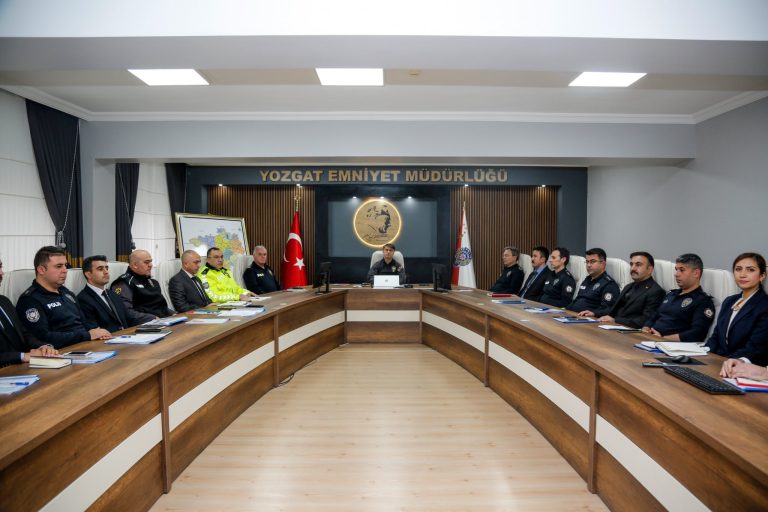 Yozgat Emniyetinde yılbaşı tedbirleri değerlendirildi