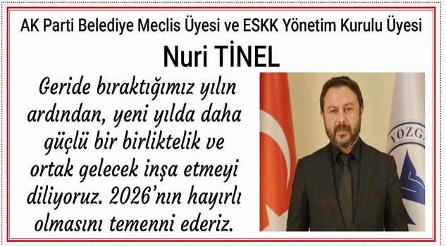 Tinel’den yeni yıl mesajı