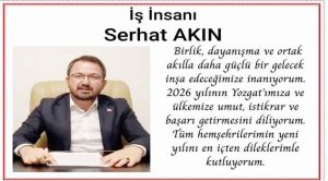 İş İnsanı Akın’dan yeni yıl mesajı