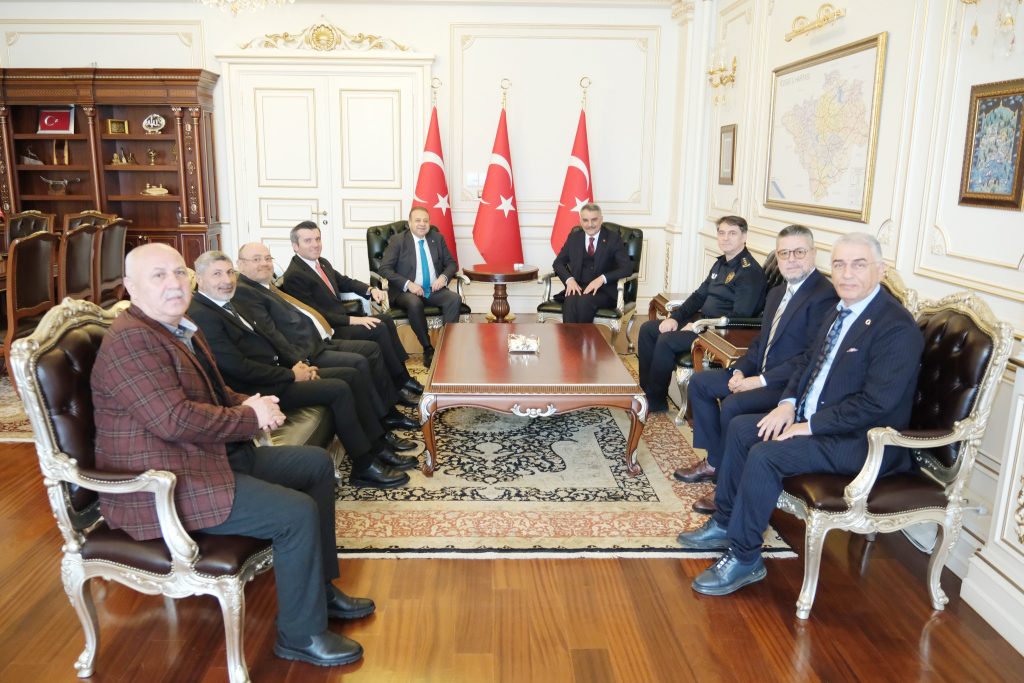 Egemen Bağış ve Yavuz Selim Kıran’dan Vali Özkan’a ziyaret