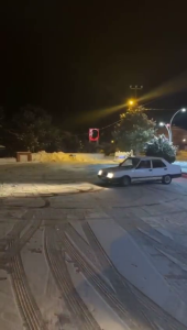 Drift yapan sürücüye 58 Bin TL ceza