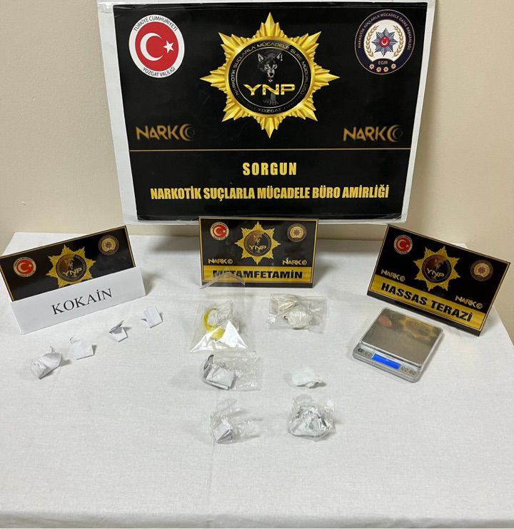 Yozgat’ta Narkotik operasyonları: 2 şüpheli tutuklandı