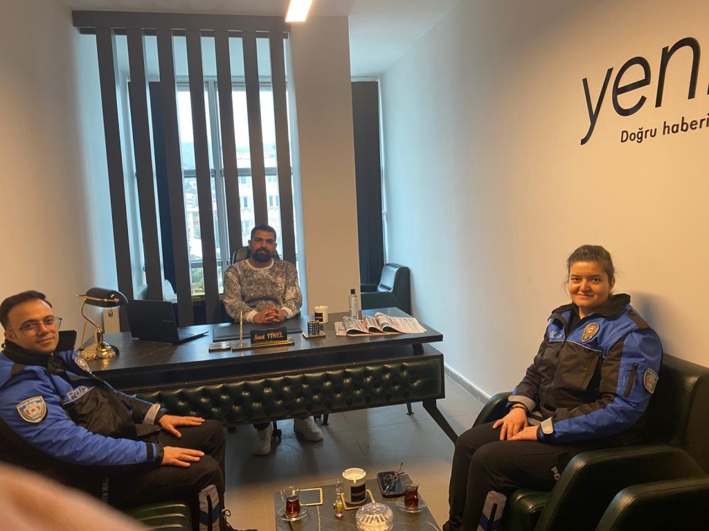 Toplum Destekli Polislik ekiplerinden gazetemize ziyaret