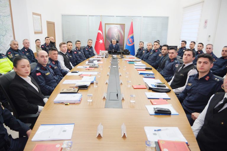 İl Jandarma Komutanlığı 2025 yılı değerlendirme toplantısı yapıldı