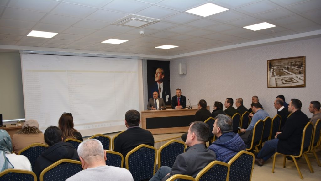  Okul müdürleri bilgilendirildi