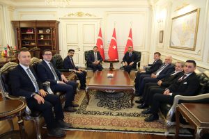 Sarıibrahim ve Kuloğlu’ndan Vali Özkan’a ziyaret