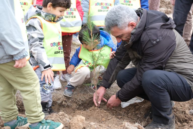 4 Milyon tohum ve fidan toprakla buluştu