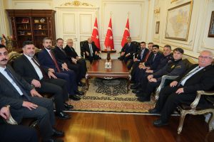 Protokol Valilikte bir araya geldi