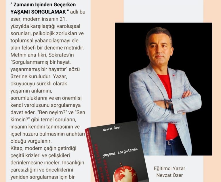 Özer’in  “Yaşamı Sorgulamak” adlı yeni kitabı çıktı