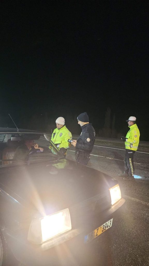 Trafik denetiminde 54 araca işlem yapıldı