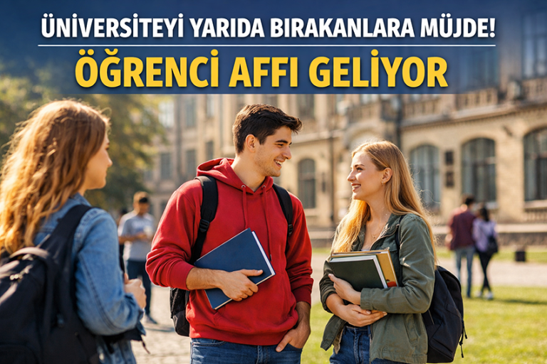 Üniversiteyi yarıda bırakanlara yeni fırsat