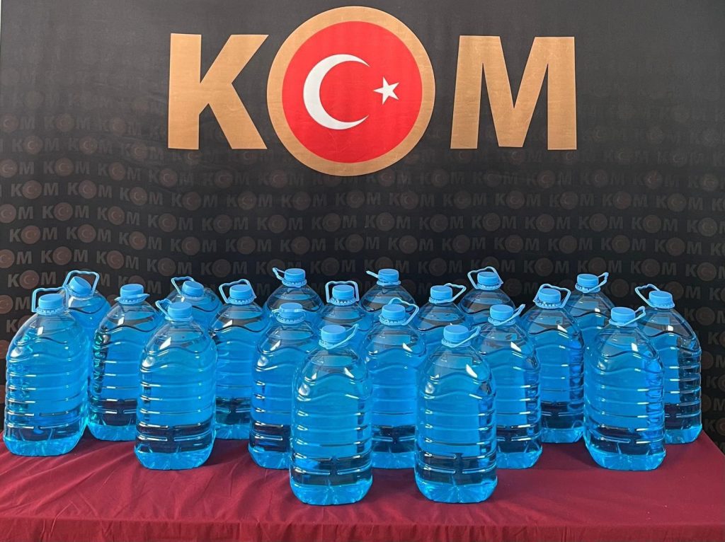 Boğazlıyan’da 160 Litre etil alkol ele geçirildi