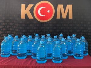 Boğazlıyan’da 160 Litre etil alkol ele geçirildi