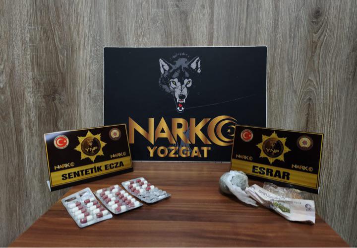 Yerköy’de uyuşturucu operasyonu