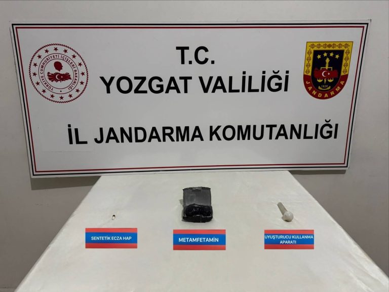 Yozgat’ta uyuşturucu operasyonu