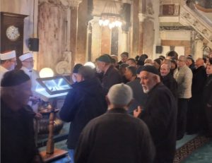 Sakal-ı Şerif ziyareti yoğun ilgi gördü