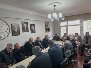   Sedef teşkilatıyla bayramlaştı taziye ziyaretinde bulundu